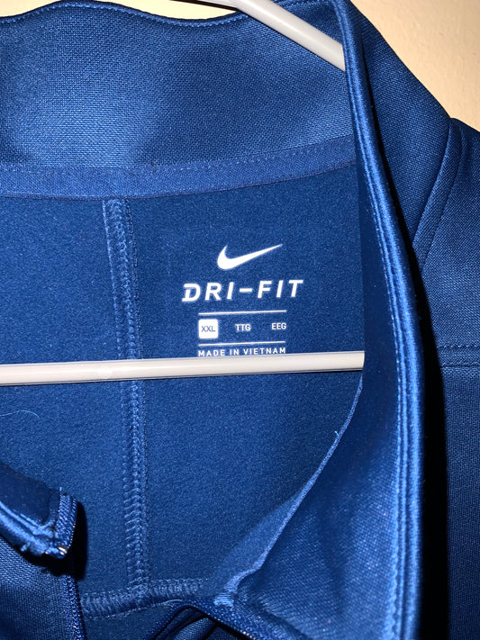 Nike Therma 1/4 Zip with DRI-FIT Technology Blue XXL 50-52” Chest
