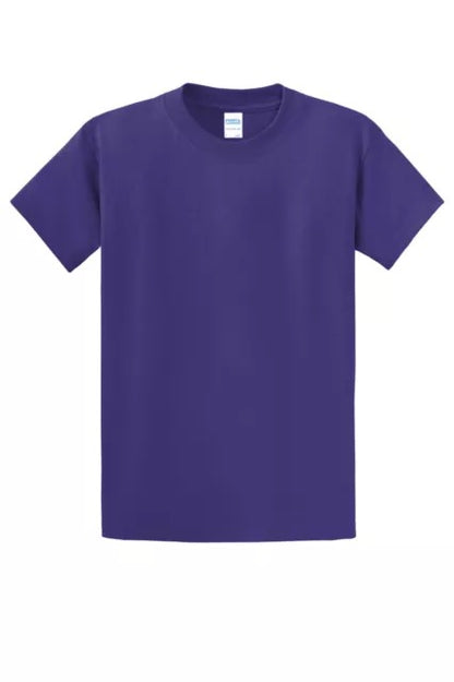 Port & Co PC-61 Heavyweight  100% Cotton  T shirts Short Sleeve Purple