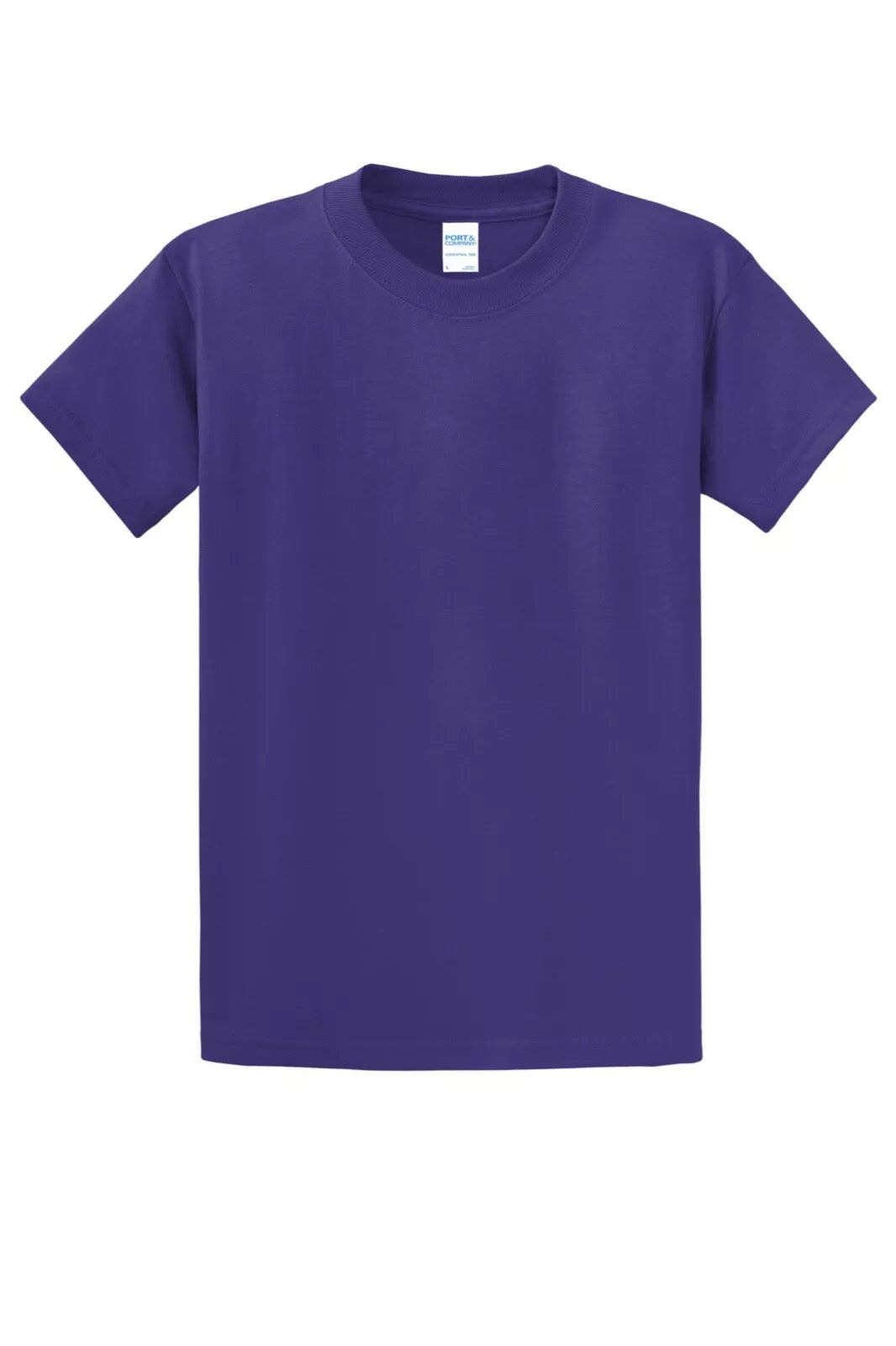 Port & Co PC-61 Heavyweight  100% Cotton  T shirts Short Sleeve Purple