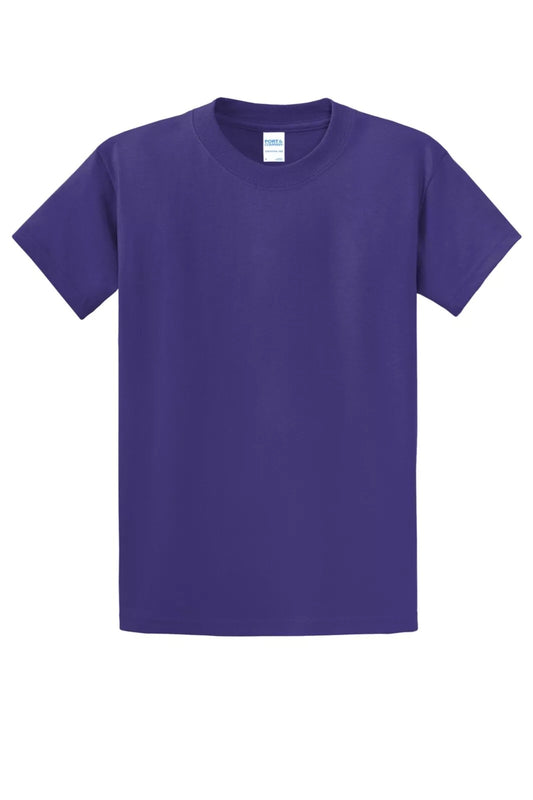 Port & Co PC-61 Heavyweight  100% Cotton  T shirts Short Sleeve Purple