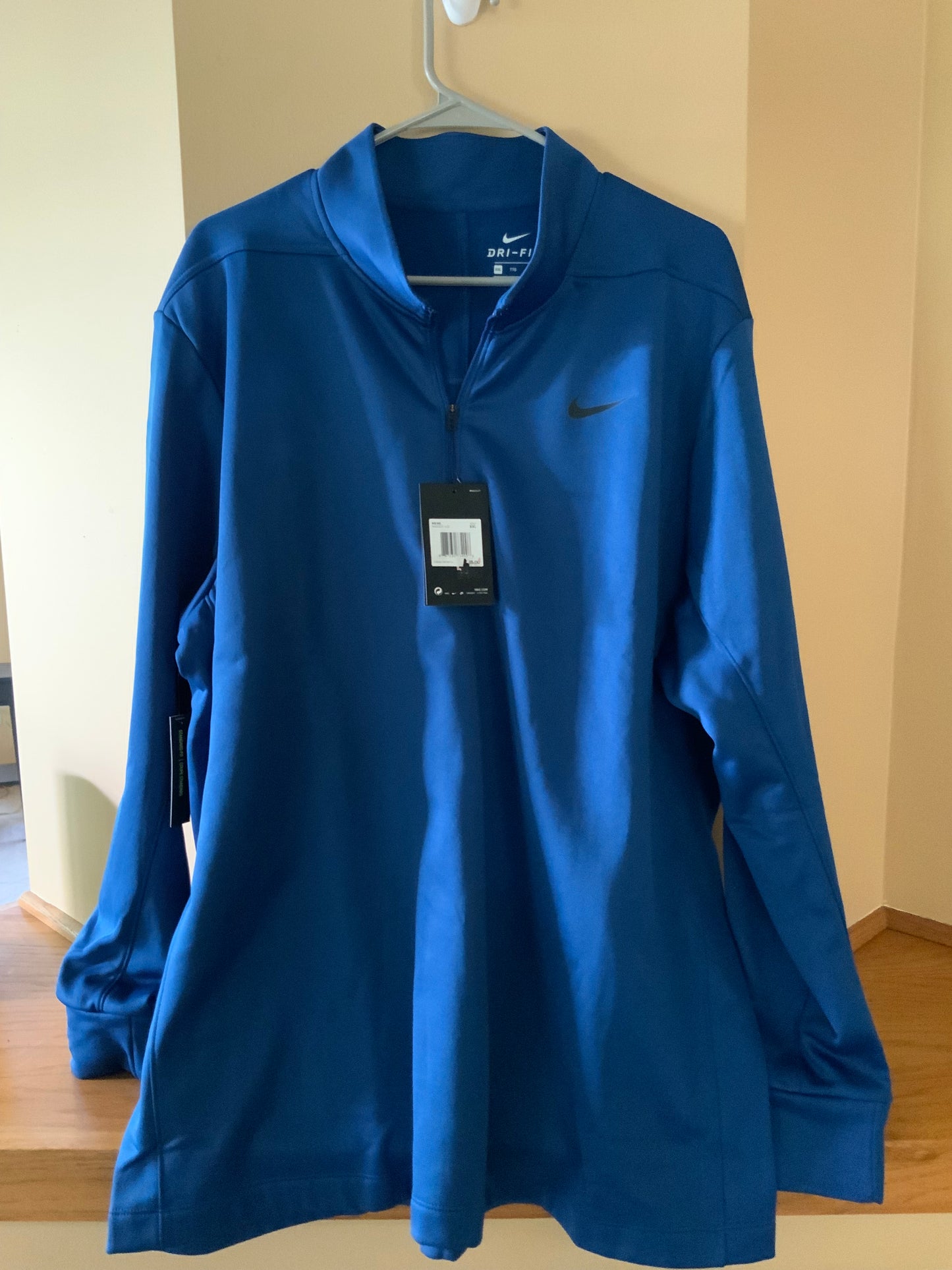 Nike Therma 1/4 Zip with DRI-FIT Technology Blue XXL 50-52” Chest