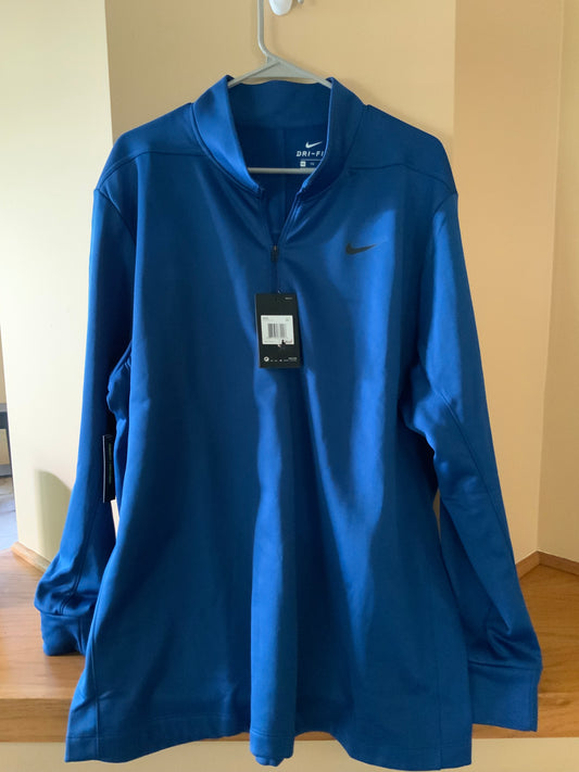 Nike Therma 1/4 Zip with DRI-FIT Technology Blue XXL 50-52” Chest