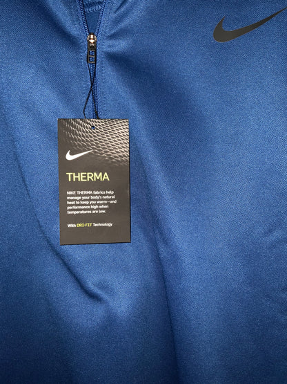 Nike Therma 1/4 Zip with DRI-FIT Technology Blue XXL 50-52” Chest